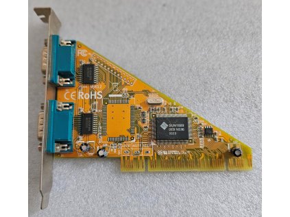 Řadič SUNIX PCI 2 Porty RS-232 - DB9 E227809 - SUN1889