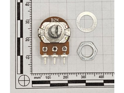 Lineární potenciometr - 2K Ohm - 3 pinový