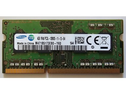 Paměť RAM do NB Samsung M471B5173EB0-YK0 4GB 1600MHz DDR3L original HP