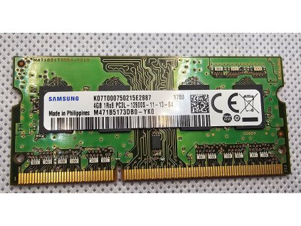 Paměť RAM do NB Samsung M471B5173DB0-YK0 4GB 1600MHz DDR3L
