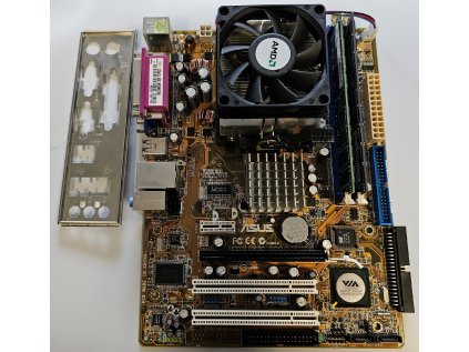 Základní deska ASUS K8V-VM sock. 754, Sempron 2800 + 1,5 GB RAM