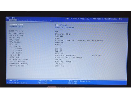 Základní deska FX3MC s Intel i3-4030U z Dell Inspiron 15 3542