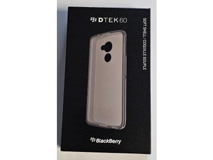 BlackBerrysoft shell kryt pro BlackBerry DTEK60, černá průsvitná