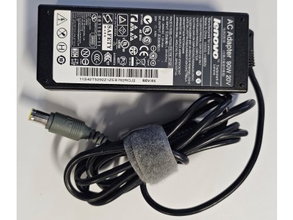 AC adaptér Originální Lenovo 42T5293 90W, 4,5A 20V -kulatý konektor