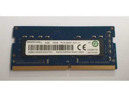 Paměť RAM do NB Ramaxel RMSA3260NA78HAF-2400 8GB 2400MHz DDR4 PC4