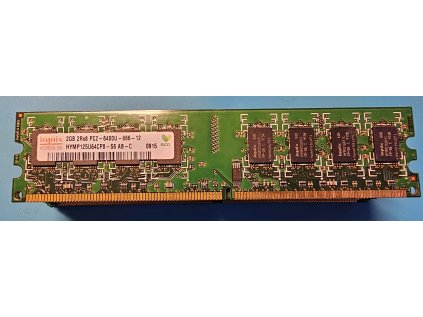 Paměť RAM do PC Hynix DDR2 2GB 800MHz HYMP125U64CP8-S6