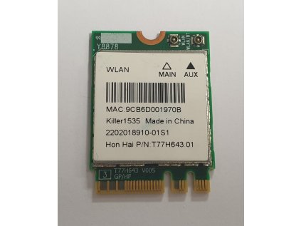 Wifi modul + Bluetooth QCNFA364A z MSI GT72S 6QE Dominator Pro G