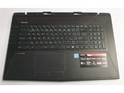 Palmrest + touchpad + klávesnice z MSI GT72S 6QE Dominator Pro G