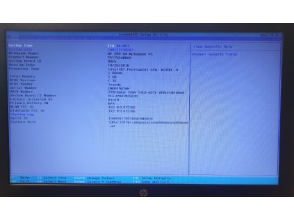 Základní deska LA-C811P s Intel Pentium N3700 z HP 250 G4