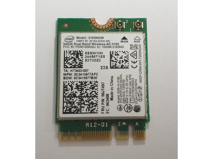 Wifi modul + Bluetooth 3165NGW z Lenovo IdeaPad 320-17IKB