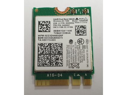 Wifi modul + Bluetooth 7260NGW / 04X6007 z Lenovo ThinkPad T440s