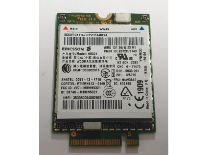 3G Modem Ericsson N5321 HSPA+ / 04W3842 z Lenovo ThinkPad T440s