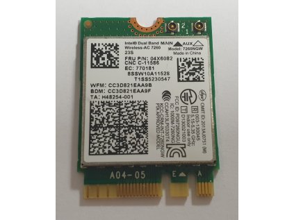Wifi modul + Bluetooth 7260NGW / 04X6082 z Lenovo ThinkPad L440