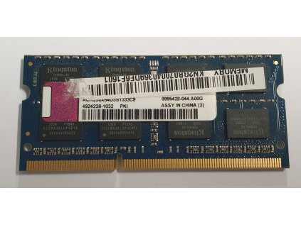 Paměť RAM do NB Kingston ACR256X64D3S1333C9 2GB 1333MHz DDR3 PC3