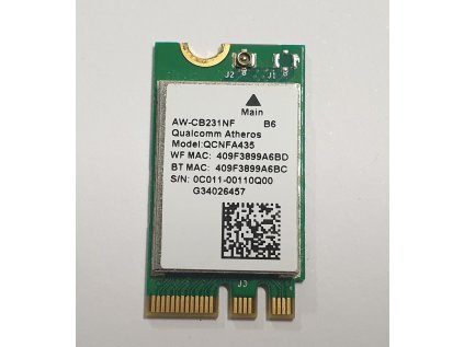 Wifi modul + Bluetooth QCNFA435 / AW-CB231NF z Asus VivoBook X542U