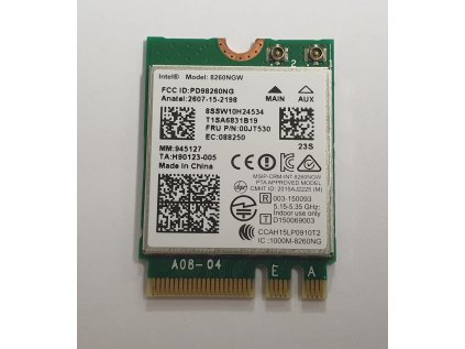 Wifi modul + Bluetooth 8260NGW / 00JT530 z Lenovo ThinkPad T560