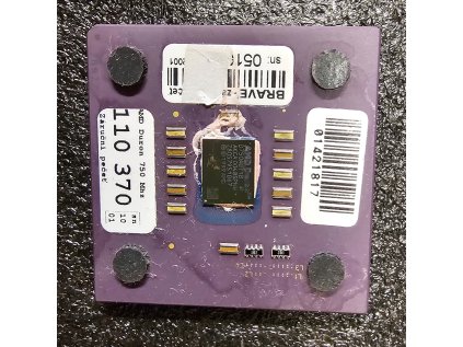 Historický procesor AMD Duron 750 - D750AUT1B - kus HISTORIE !