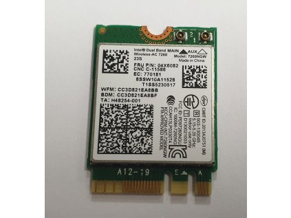 Wifi modul + Bluetooth 4.0 7260NGW / 04X6082 z Lenovo ThinkPad L440