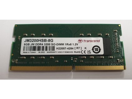 Paměť RAM do NB Transcend JM3200HSB-8G 8GB 3200MHz DDR4 PC4
