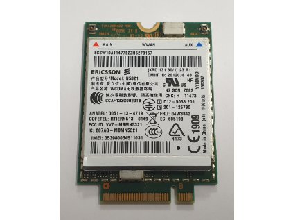 3G Modem Ericsson N5321 HSPA+ / 04W3842 z Lenovo ThinkPad L440