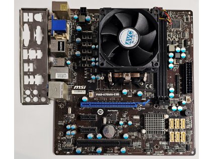 Základní deska MSI FM2-A75MA-E35 MS-7721 + AMD A8-5600K + chladič