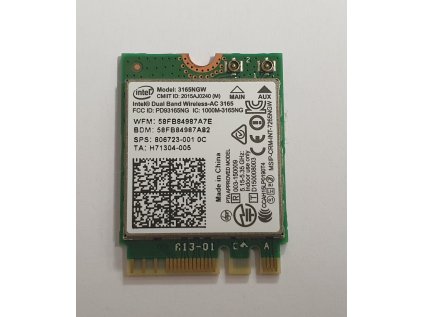 Wifi modul + Bluetooth 3165NGW z HP 255 G5