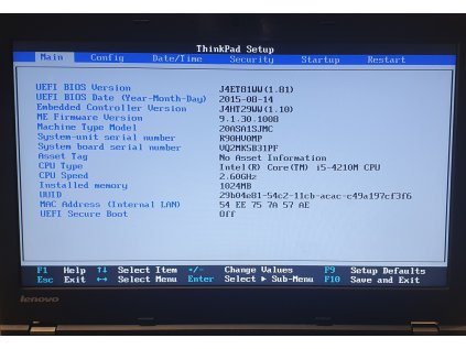 Základní deska 00HM540 / 48.4LG03.021 z Lenovo ThinkPad L440