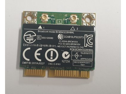 Wifi modul BCM943228HM4L z HP ProBook 6470b