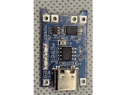 USB-C 5V 1A TP4056 modul nabíječky lithium-iontových baterií 18650 s ochranou a duální funkcí 1A Li-ion.