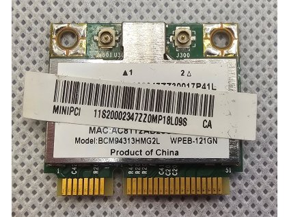 Wifi modul BCM94313HMG2L z Lenovo IdeaPad G560