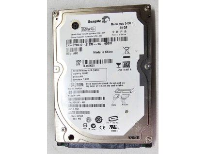 HDD do NB Seagate Momentus 60GB ST960813AS SATA - 1048 Hodin v běhu