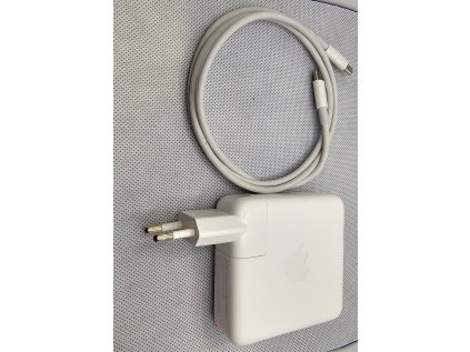 AC adaptér originál pro Apple MacBook A1947 - 61W - USB-C + kabel