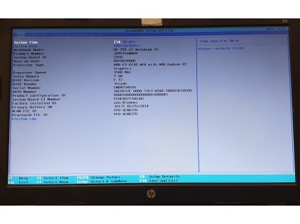 Základní deska LA-A996P s AMD E2-6110 z HP 255 G3