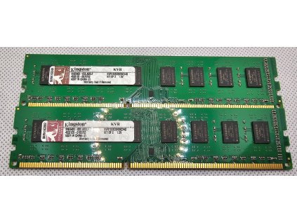Paměť RAM do PC Kingston DDR3 4GB 1333MHz CL9 (2x2GB) KVR1333D3N9K2/4G