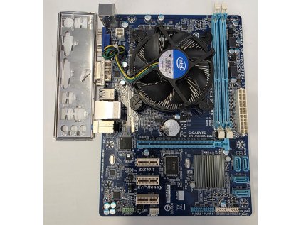 Základní deska GIGABYTE GA-H61MA-D2V + i3-2120 + chladič / 1155 / DDR3
