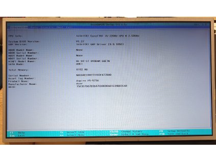 Základní deska DAZAAMB16E0 s Intel i5-7200U z Acer Aspire F5-573