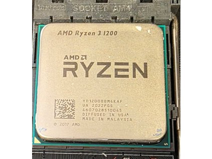 Procesor AMD Ryzen 3 1200 4core (3,1GHz) - YD1200BBM4KAF + Chladič