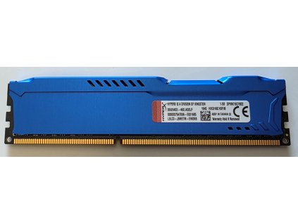 Paměť RAM do PC Kingston DDR3 8GB 1600MHz CL10 HX316C10F/8