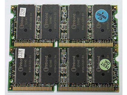 Paměť RAM do NB Winbond SDRAM 2 x 32MB