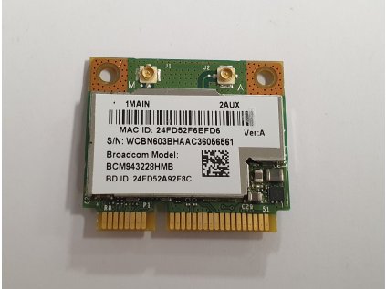 Wifi modul + Bluetooth BCM943228HMB z Acer Aspire V5-531G