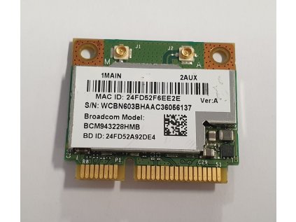Wifi modul + Bluetooth BCM943228HMB z Acer Aspire V5-531G