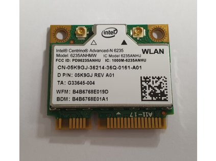 Wifi modul + Bluetooth 4.0 6235ANHMW / 05K9GJ z Dell XPS 12