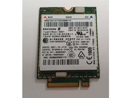 3G Modem Ericsson N5321 HSPA+ / 04W3842 z Lenovo ThinkPad L440