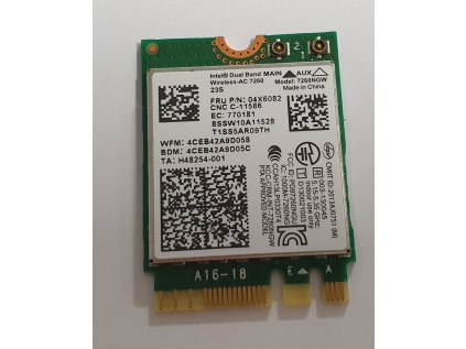 Wifi modul + Bluetooth 4.0 7260NGW / 04X6082 z Lenovo ThinkPad L440