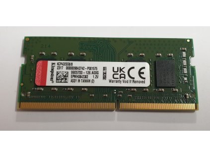 Paměť RAM do NB Kingston KCP432SS8/8 8GB 3200MHz DDR4 PC4