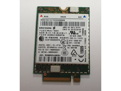 3G Modem Ericsson N5321 HSPA+ / 04W3842 z Lenovo ThinkPad L440