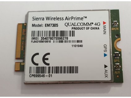 LTE 4G Sierra Wireless AirPrime EM7305 z Fujitsu Lifebook E756