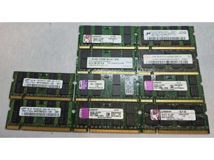 Ram do NTB 2GB DDR2 SO-DIMM 667mhz - různé druhy