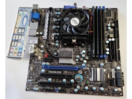 Základní deska MSI 785GM-E65 + Athlon II X2 265 + 7GB RAM