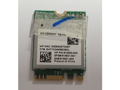 Wifi modul + Bluetooth 5.0 RTL8821CE / AW-CB304NF z HP 250 G7